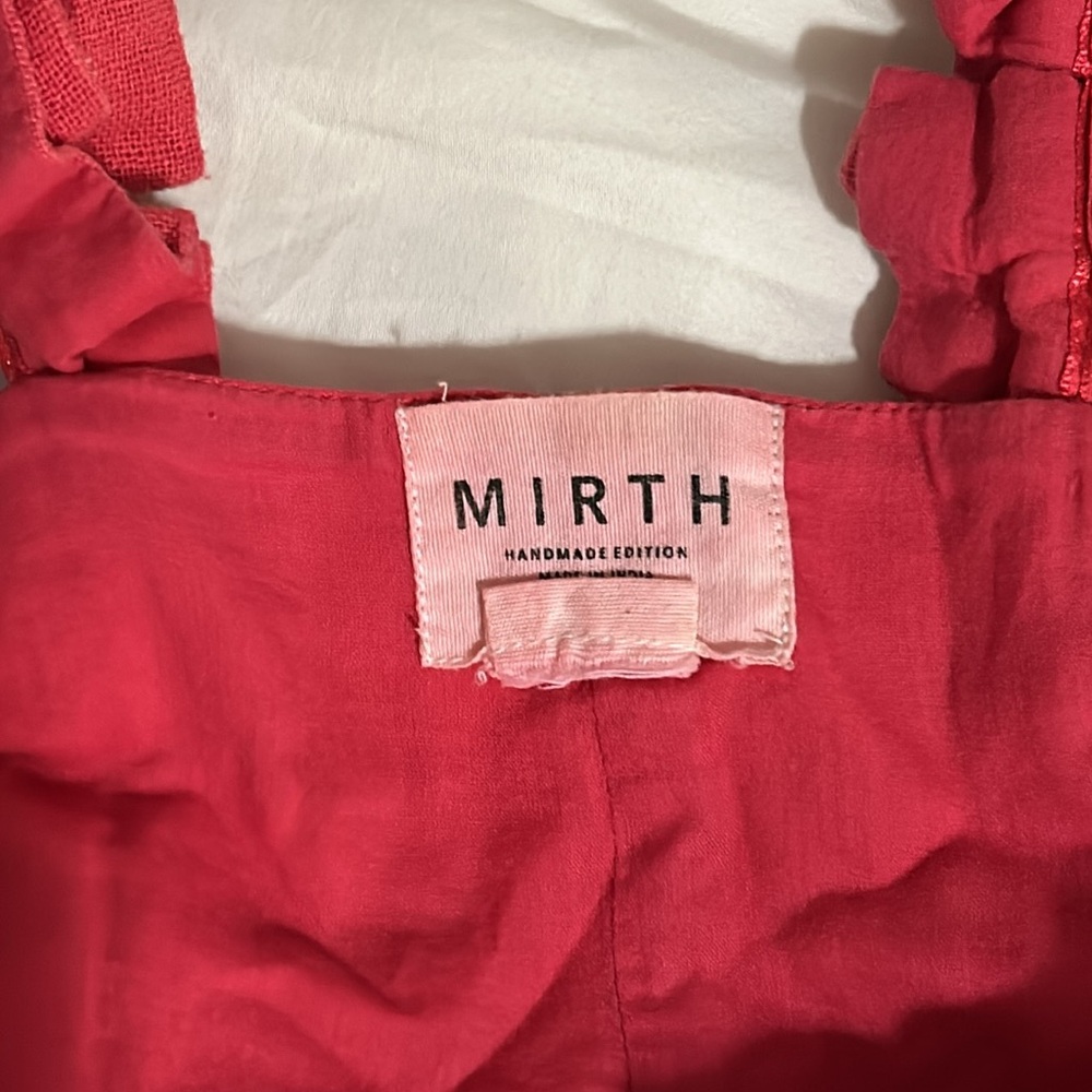 Mirth Women's Ruffled Strap Top - Red - Picture 3 of 4